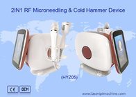 2in1 Microneedle Cold Hammer อุปกรณ์ Rf Microneedling สำหรับการกำจัดริ้วรอยกระชับผิว