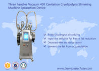 สูญญากาศ 40k Cavitation Cryolipolysis ลดน้ำหนักเครื่อง Liposuctio อุปกรณ์สามจับ