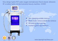 Hydra Pdt Ultrasonic Scrubber Water Oxygen Dermabrasion เครื่องทำความสะอาดผิวหน้า Rf Beauty