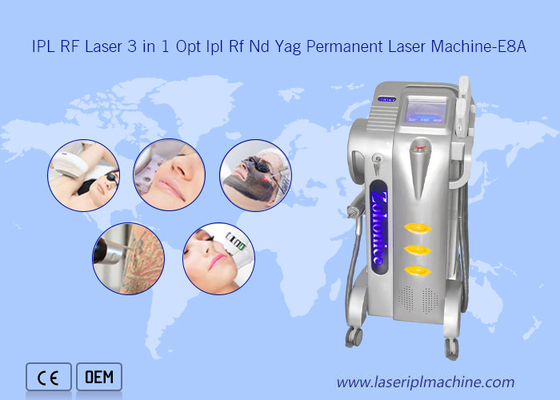 Rf Nd Yag Laser ODM Opt Shr Ipl เครื่องกำจัดขนอย่างมืออาชีพ