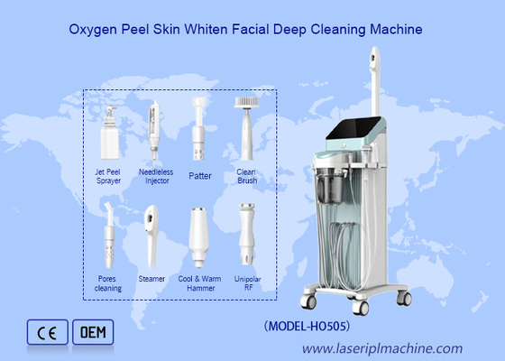 Hydrafacial Dermabrasion น้ํา เปลือกผิวผิวขาว Aqua Oxygen เครื่องหน้า