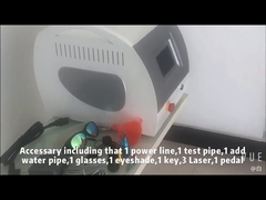 K6S แบบพกพา 532nm 1064nm เครื่องกำจัดรอยสัก Q Switch Nd Yag