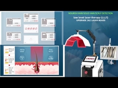 HR206 650nm Diode Laser เครื่องวิเคราะห์การเจริญเติบโตของเส้นผมด้วยเลเซอร์ระดับต่ำ