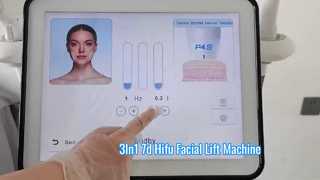 3 In1 ผิวหนังที่กระชับกระชับร่างกาย ลดความอ้วนหน้ายก 7D Hifu
