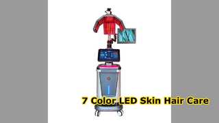 การบำบัดด้วยแสง LED 7 สีเพื่อการฟื้นฟูผิวและเส้นผม