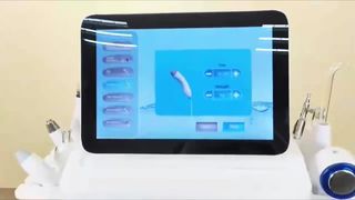 เครื่องทำความสะอาดผิวหน้าล้ำลึกเพชรความถี่สูง 9 ใน 1