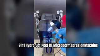 9in1 Hydro Co2 Bubble Oxygen Jet Peel เครื่องฟื้นฟูผิว RF Microdermabrasion