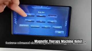 แบบพกพา 2000W แม่เหล็กไฟฟ้าบำบัด PEMF เครื่องกายภาพบำบัดแม่เหล็ก
