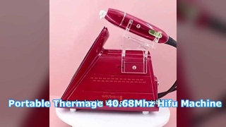 Thermage แบบพกพา 40.68Mhz เครื่องเสริมความงาม Hifu