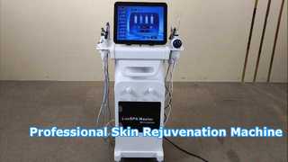 12in1 Hydrodermabrasion Skin Care RF Oxygen Facial สเปรย์ออกซิเจนพลาสม่าอุปกรณ์ Microdermabrasion