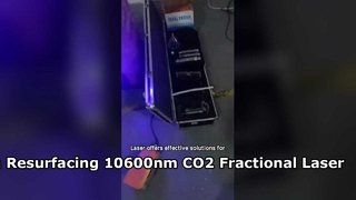 60W Skin Resurfacing กระชับช่องคลอด RF Tube 10600nm Fractional Co2 Laser Machine