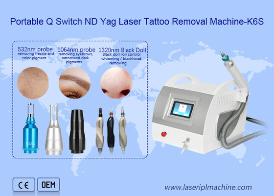 Q Switch Nd Yag อุปกรณ์กําจัดรอยสักด้วยเลเซอร์ 1320nm