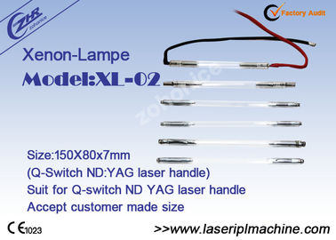 ISO9001 E แสง IPL อะไหล่ Xenon Flash Lamp ชุดสําหรับ Q switch ND YAG แฮนด์เลเซอร์