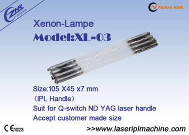 7mm Dia Nd Yag Laser Ipl Xenon Flash Lamp ชุดสําหรับ Qswitch ND YAG แฮนเลเซอร์