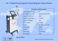 3 In 1 Pulsed Physio Magneto Therapy Machine บรรเทาอาการปวดร่างกายอินฟราเรด