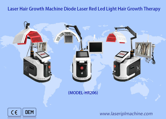 650 Nm Diode Laser Hair Growth Machine เครื่องวิเคราะห์การรักษาผมระดับต่ํา