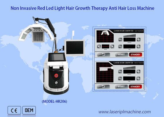 650 Nm Diode Laser Hair Growth Machine เครื่องวิเคราะห์การรักษาผมระดับต่ํา