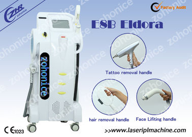 E-light IPL RF ในแนวตั้ง RF Rejuvenation กระชับใบหน้าเครื่องอุปกรณ์ความงาม