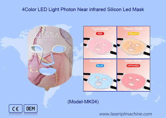 หน้ากากอนามัย LED อินฟาเรดกําจัดริ้วรอย อุณหภูมิ 38-42C