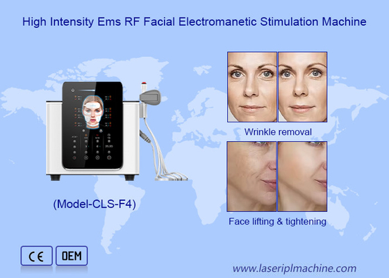 เครื่องนวดใบหน้าแบบไฟฟ้า เครื่องนวดกระแสไมโครเวอร์เมนต์ เครื่องนวด EMS Hi Emt