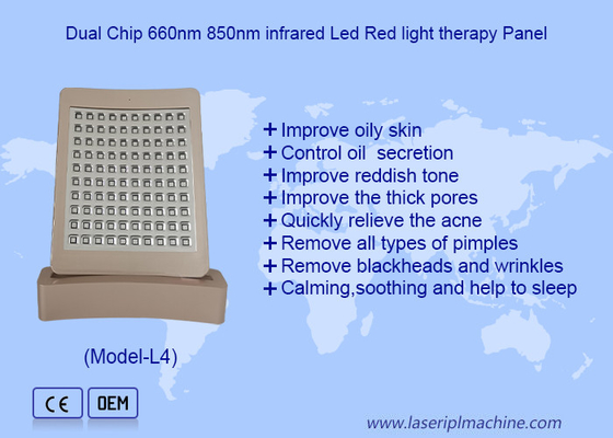 พานไฟ PDT LED LED Therapy แผนไฟ LED สีแดง ผลิตจากวัสดุป้องกันไฟ PC