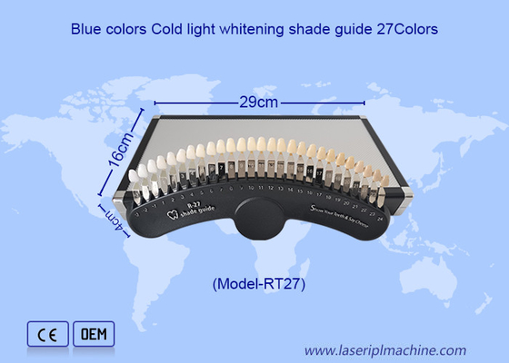3D Shade Guide 27 สี ฟัน ขาวฟัน ขาวฟัน ชาร์ตการนําเงา