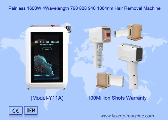 790nm 940nm 1060nm 808nm ไดโอเดสเลเซอร์กําจัดผม