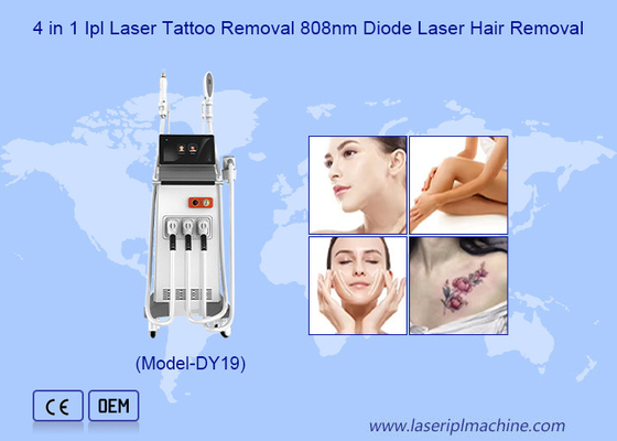IPL Skin Care + ND Yag Laser Tattoo Removal + Diode Laser Hair Removal สําหรับศูนย์ความงาม