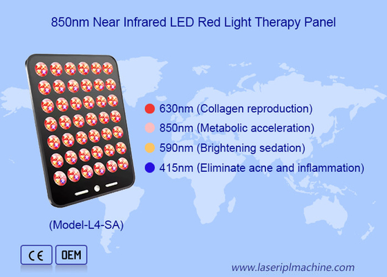 การใช้งานในบ้าน 168pcs LED สําหรับการดูแลผิวหนัง การกําจัดสิว LED แสงแดง การรักษาอุปกรณ์