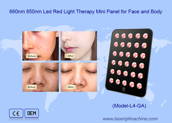 การบรรเทาความเจ็บปวด ป้องกันริ้วรอย การรักษาร่างกาย LED แผ่นเครื่องบําบัดแสงแดง