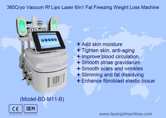 360 Cryo 40K Cavitation Body Sculpting กับมือขาสองเพื่อกําจัดเซลลูไลท์