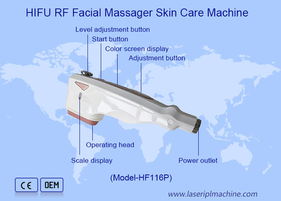 Home Use HIFU Care การกําจัดริ้วรอยบนใบหน้า การเยียวยาผิวหนัง เครื่องยกใบหน้า