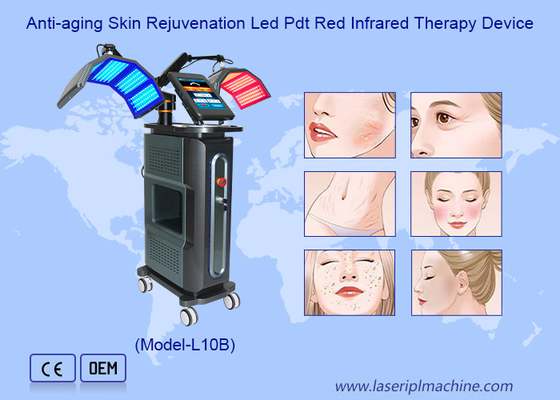7 สีแสง บริการดูแลผิวหนังครบวงจร Anti wrinkle Pdt Led Light Therapy อุปกรณ์