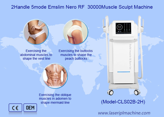 2Handle 5mode Electro Magnetic body Slim Nero RF 30000 เครื่องเผาไขมันแบบปั้นกล้ามเนื้อ