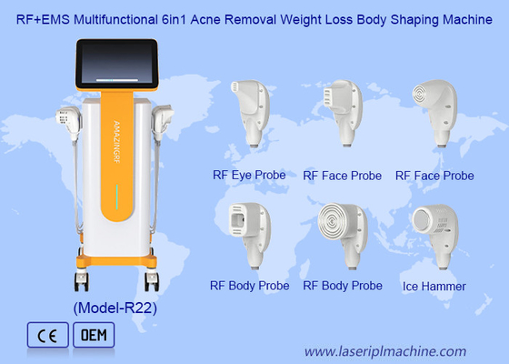 RF EMS Multifunctional 6in1 เครื่องกําจัดสิว ลดน้ําหนัก เครื่องปรับร่างกาย