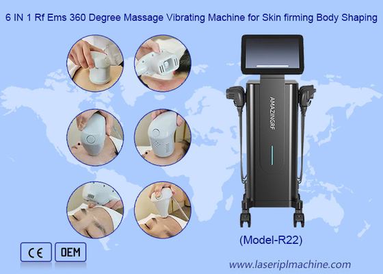 เครื่องสั่น Vibrator Rf วัคิวัม พัลเซอร์สําหรับการป้องกันการแก่ตัว เครื่องนวดความหนักหมุน 360 องศา
