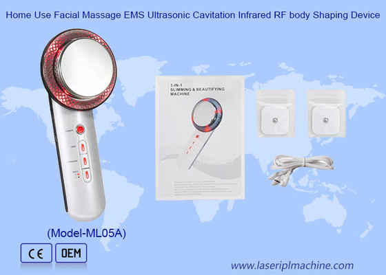 Home Use Massage Ems อัลตรasonic Cavitation อินฟราเรด RF เครื่องปรับรูปร่างกาย