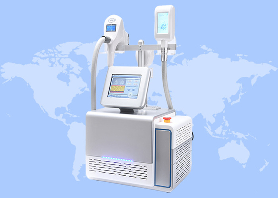 เครื่องลดน้ําหนักสําหรับการกําจัดเซลลูไลท์แบบพกพา Cryolipolysis Vacuum Rf 3IN1