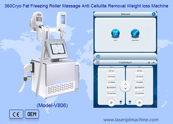 360 Cryo Fat Freezing Roller Massager เครื่องลดน้ําหนักกําจัดเซลลูไลท์