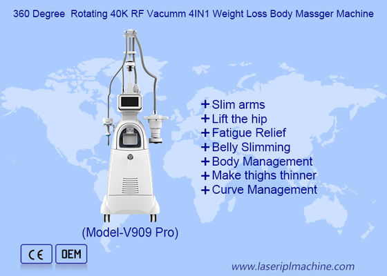 360 องศาหมุน 40K RF Vacumm 4 ใน 1 ลดน้ําหนัก เครื่องนวดร่างกาย