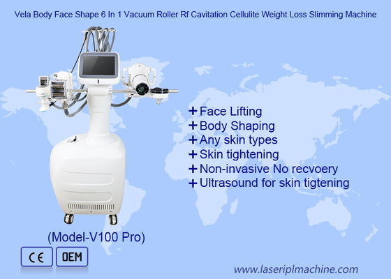 360 Rotation Vacuum Roller RF Degree การลดน้ําหนักเป้าหมาย Velashaping เครื่องลดน้ําหนัก