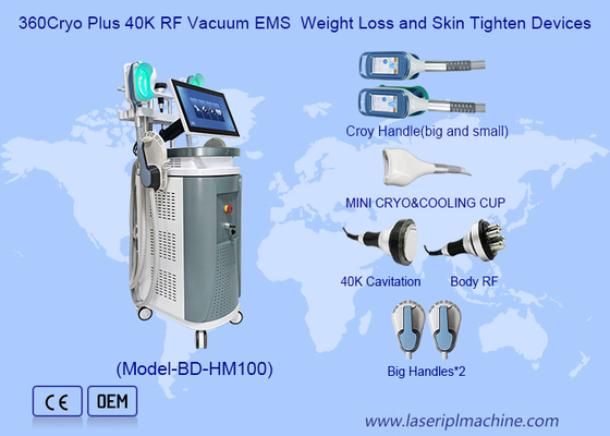 40K Cavitation Ultra Slimming Ems 2 In1 เครื่องปั้นร่างกาย 360 Cryo