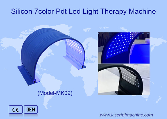 7 สายสี สีผิวผิวขาว เครื่องไฟ LED ซิลิคอนยืดหยุ่น