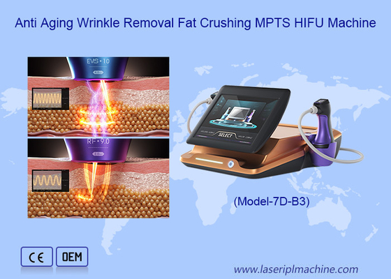 มือสอง Anti รอยผิวกระชับ 7D 12D MPTS Rf 360HIFU เครื่อง