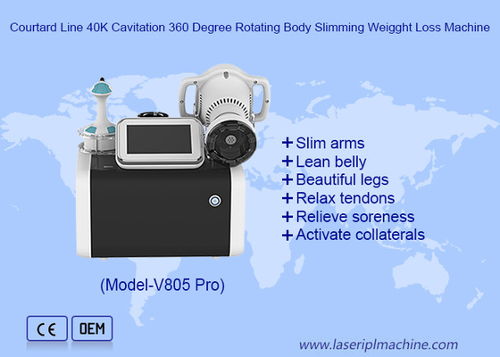 เครื่องผ่อนคลายร่างกาย Anti Cellulite 360 Roller Rf Vacumm 40K Cavitation Velashaping เครื่องผ่อนคลายร่างกาย