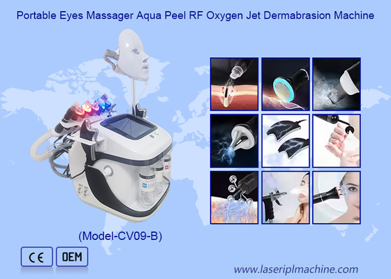 9 ใน 1 การดูแลผิวหนัง การกําจัดรอยขน Aqua Peel Hydro Jet Peeling Rf Microdermabrasion เครื่องทําหน้า