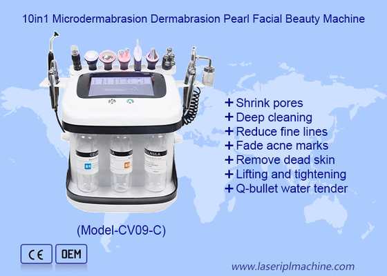 การดูแลผิวหน้า Aqua Peel RF Oxygen Jet Hydro Microdermabrasion Machine สําหรับการทําความสะอาดลึก
