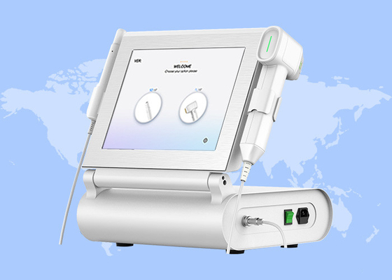 เครื่องฉลาก Ultrasonic 360 องศาสําหรับการยกหน้า การกําจัดรอยเหี่ยว 8D Hifu