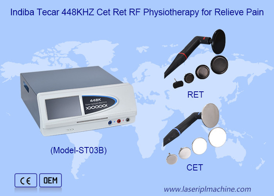 เครื่อง Tecar เครื่อง Monopolar RF Cet Face Lifting Ret Body Contouring 448kHz