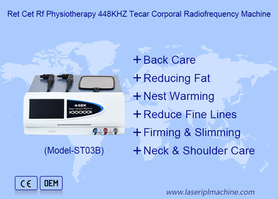 รีท Cet RF ฟิซิโอเทราพี 448KHZ Tecar เครื่องกระจายรังสีร่างกาย